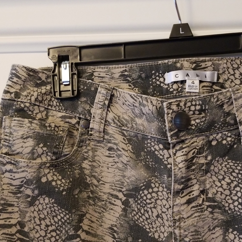 CAbi snakeskin jeans - Picture 4 of 6